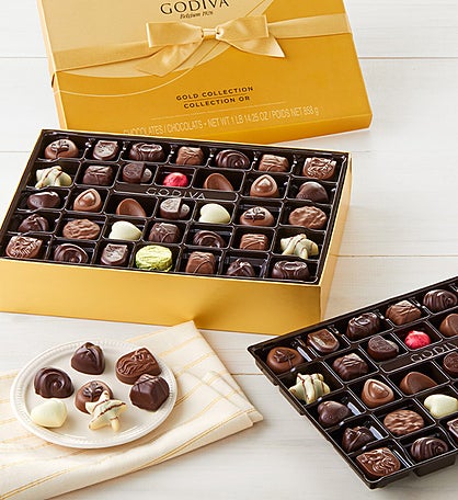 Godiva® Gold Ballotin Chocolates Box - 72 piece
