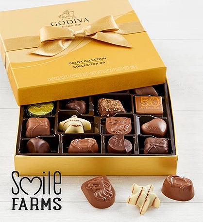 Godiva Gold Ballotin Chocolates Box 18pc