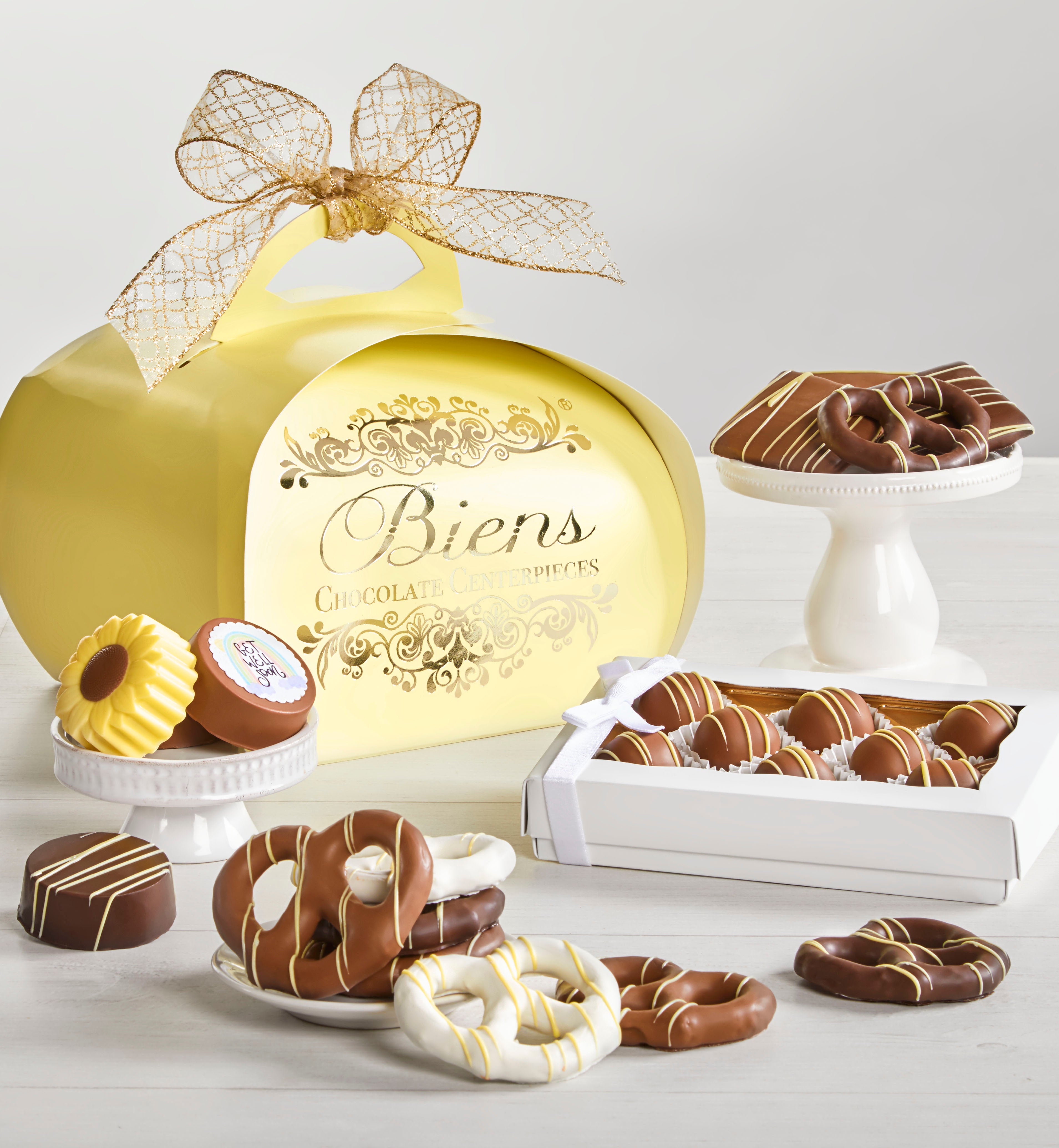 Biens Chocolate Get Well Tulip Box