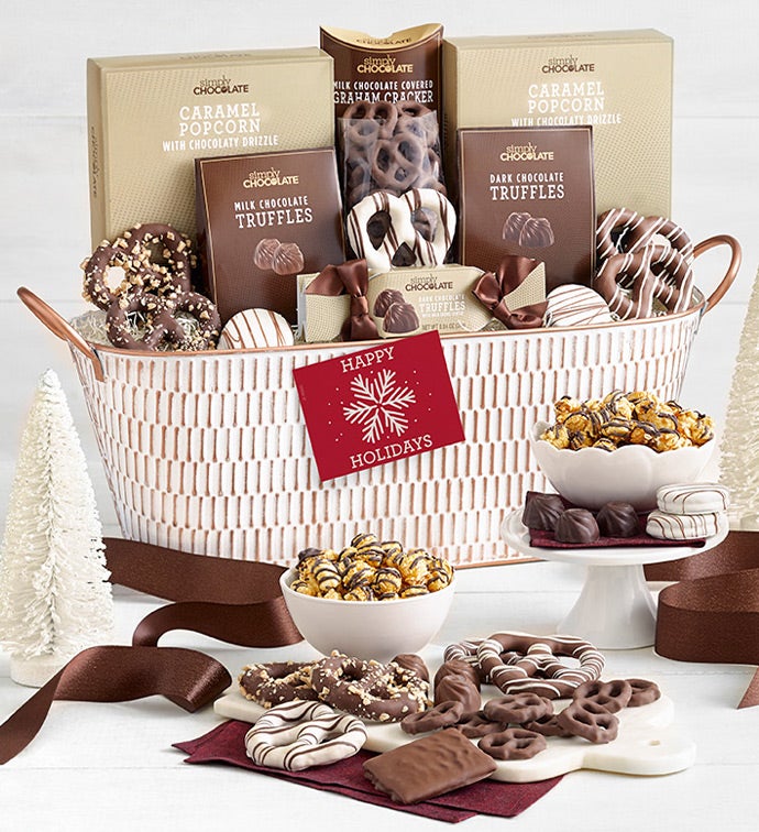 Simply Chocolate® Holiday Snacking Favorites Gift