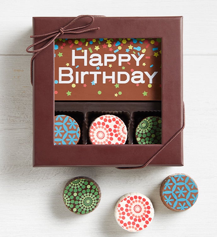 Fleur de Chocolate® Birthday Bar & Truffles 4pc - buy Free 2-Day Delivery