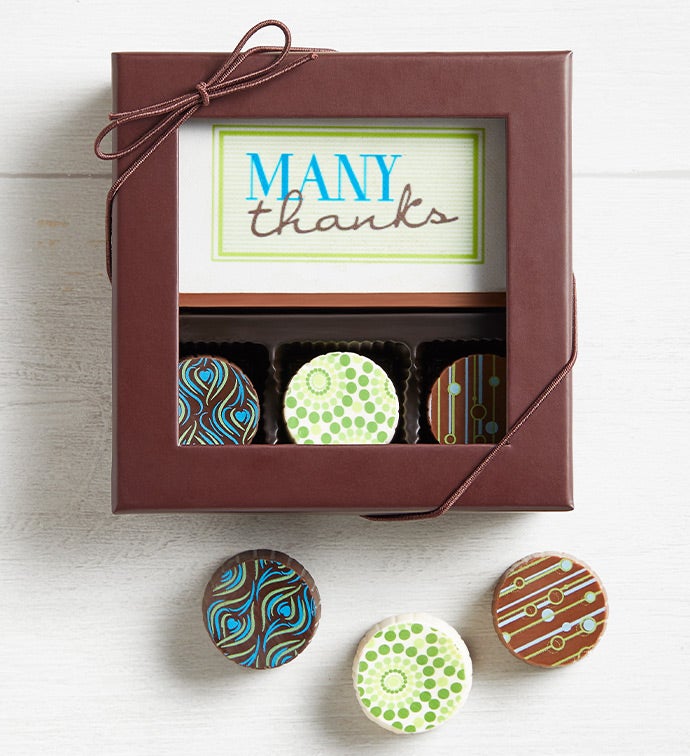 Simply Chocolate® Thank You Bar &amp; Truffles 4pc