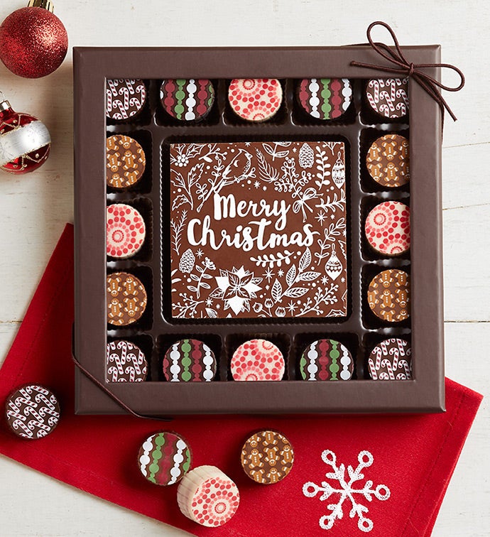 Simply Chocolate® Holiday Bar & Truffles 17 pc