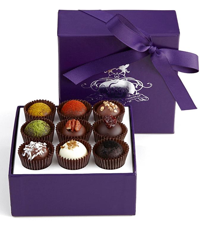 Vosges Exotic Truffle Collection 9 Pc Box