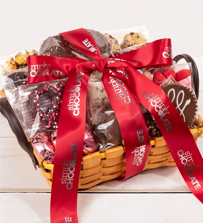 Simply Chocolate® Decadent Valentine Gift Basket