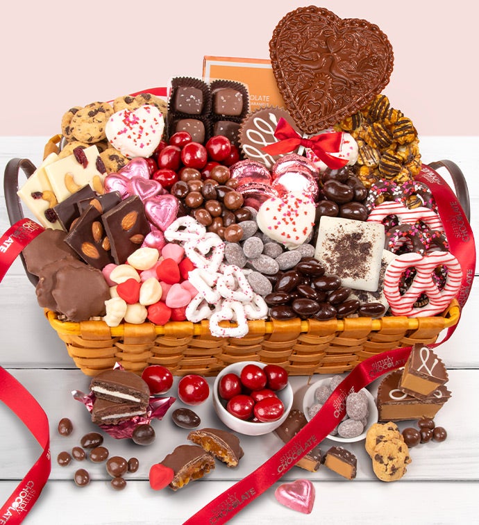 Simply Chocolate® Decadent Valentine Gift Basket