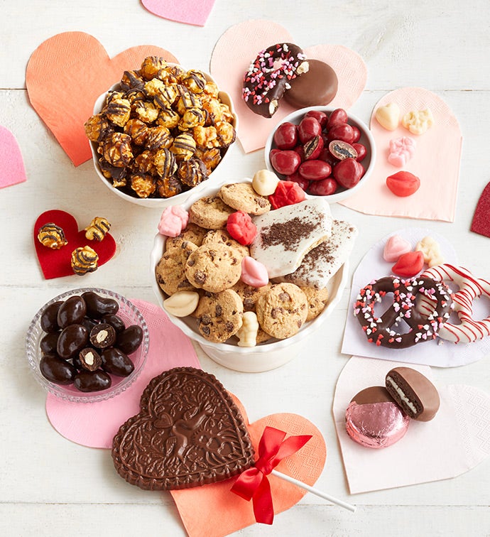 Simply Chocolate® Decadent Valentine Gift Basket