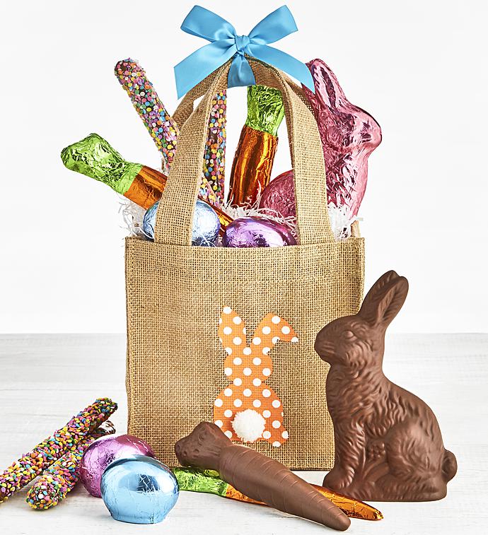 Art Co Co Happy Easter Chocolates Tote Basket