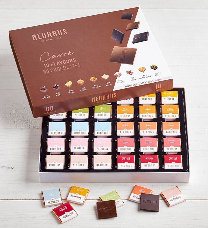 Neuhaus 10 Flavor Belgian Chocolate Squares Gift