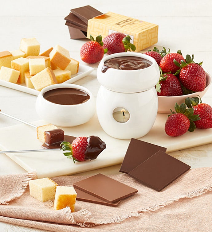 Max Brenner Fondue Tower Set with Chocolates