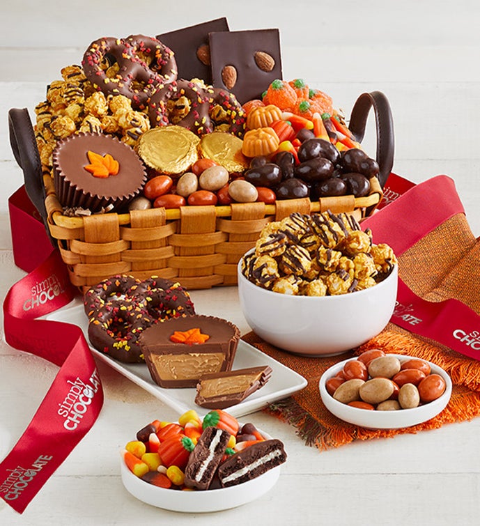 Simply Chocolate Autumn Sweets Basket