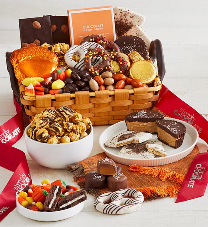 Simply Chocolate® Deluxe Autumn Sweets Basket