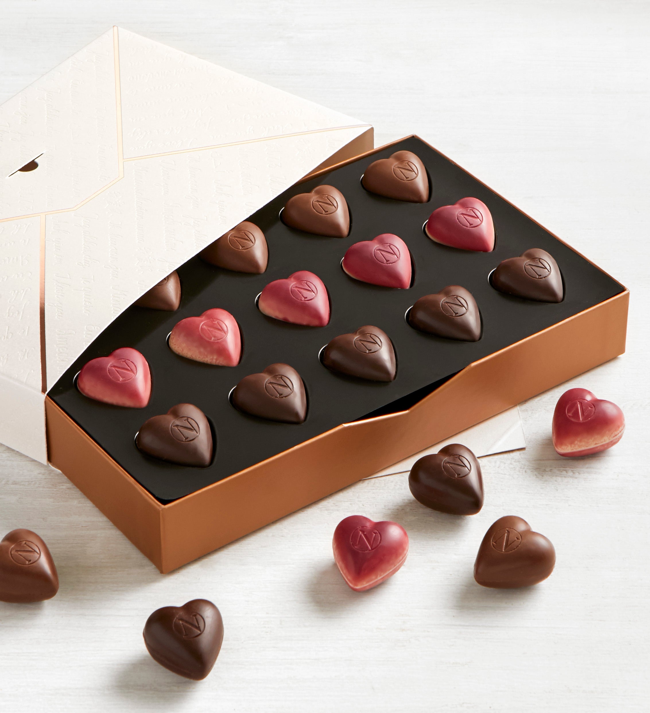 Neuhaus Love Letter Heart Chocolates Box 15pc