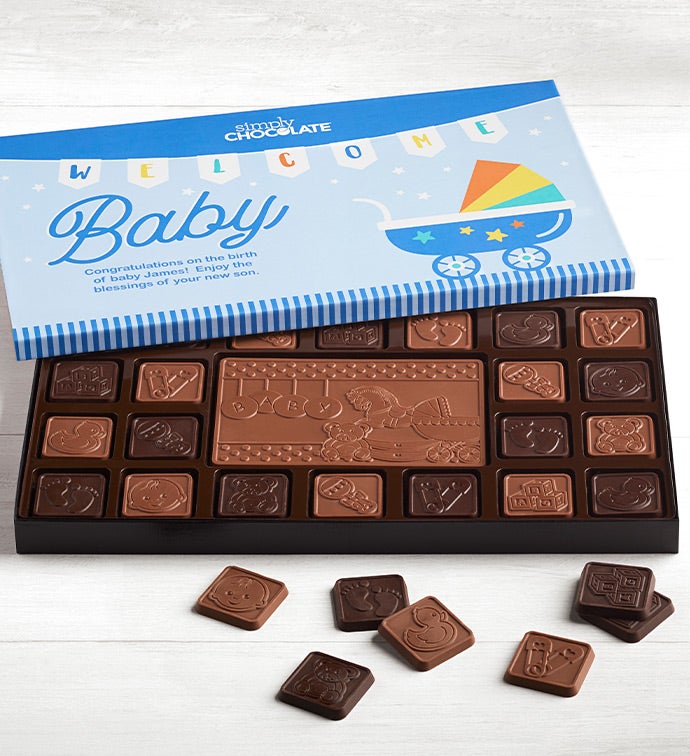Welcome Baby Chocolates -It&#x27;s a Boy  45 ct 1lb