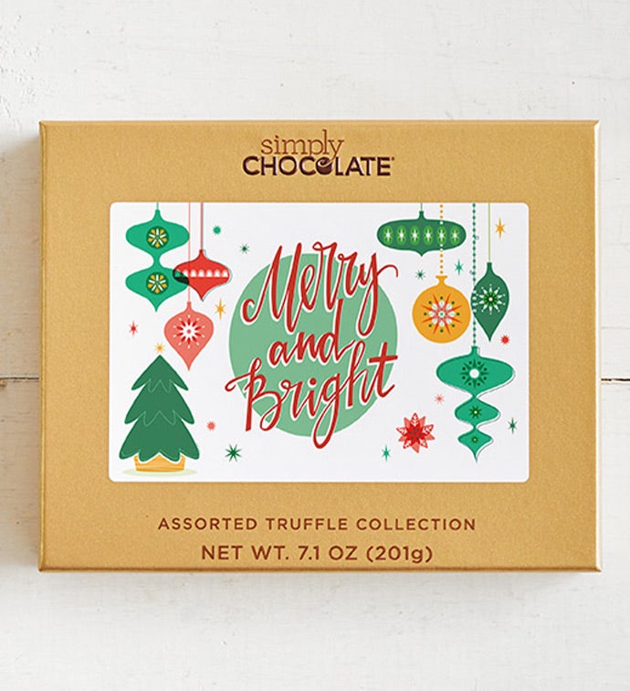 Simply Chocolate® Merry & Bright 17pc Choc Box