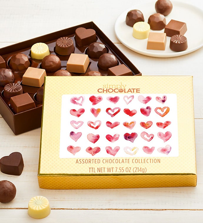 Simply Chocolate® Heavenly Hearts® 18pc Collection