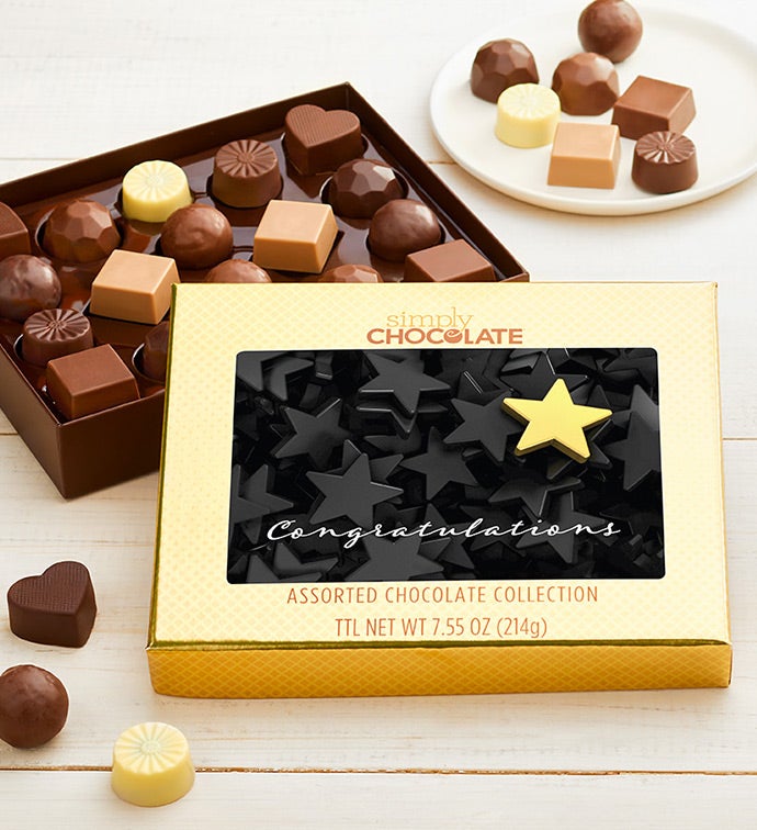 Congratulations Star 18pc Chocolate Box