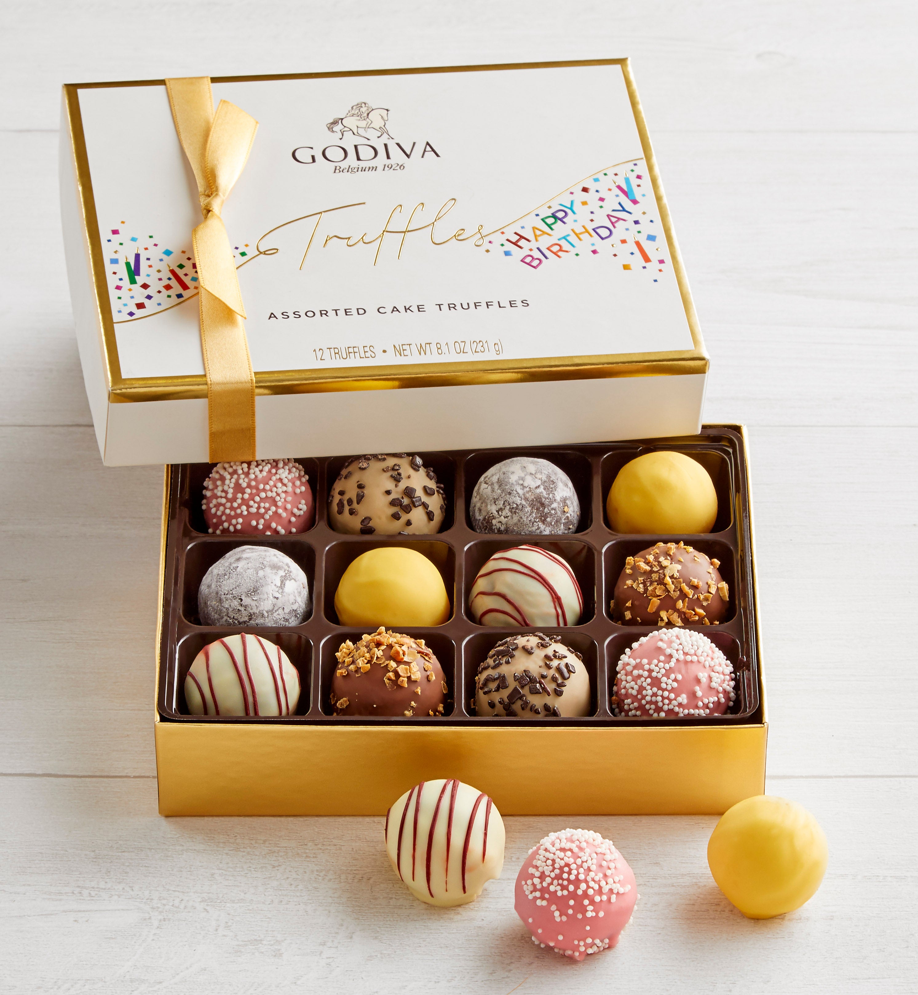 Godiva Birthday Truffles Gift Box 12pc
