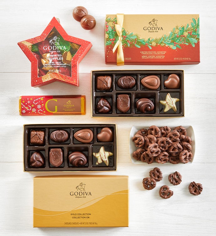 Exclusive 2022 Godiva Holiday Basket