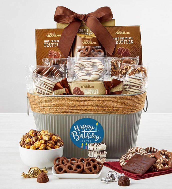 Amazon.com : Make a Wish Birthday Gift Tower by Wine Country Gift Baskets  Chocolate Snack Box Sweet and Savory Best Wishes Presents for Women Men  Kids Friend Party Variety Sampler Treat College
