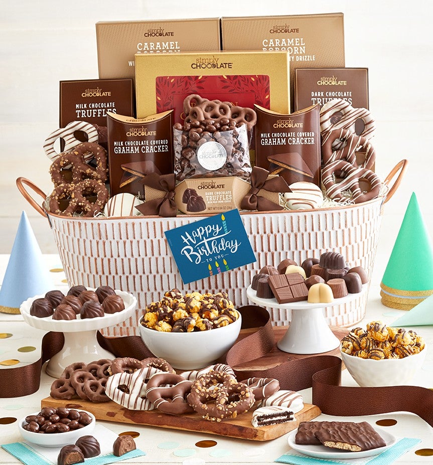 Happy Birthday Snacking Favorites Basket