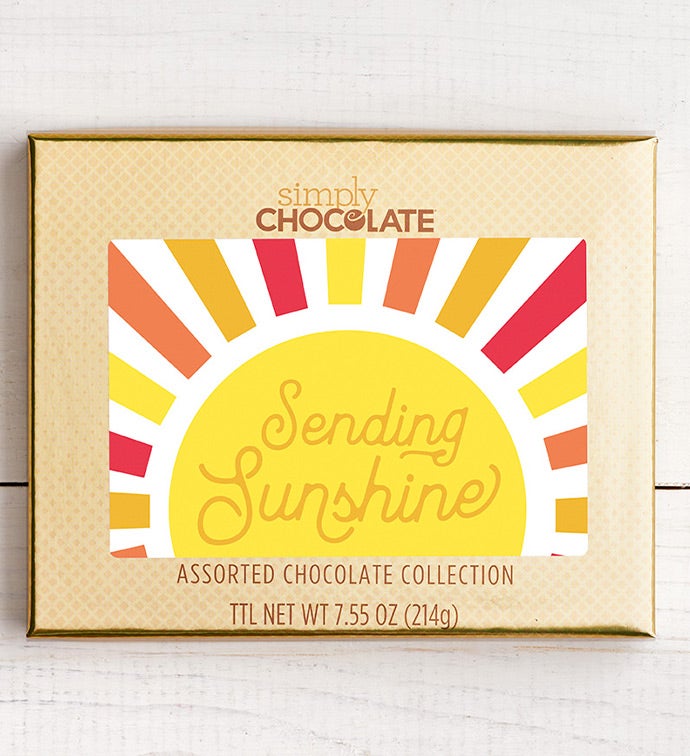 Simply Chocolate® Sending Sunshine 18pc Chocolate Box