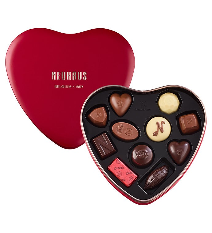 Neuhaus Valentine's Day Assorted 11pc Heart Tin