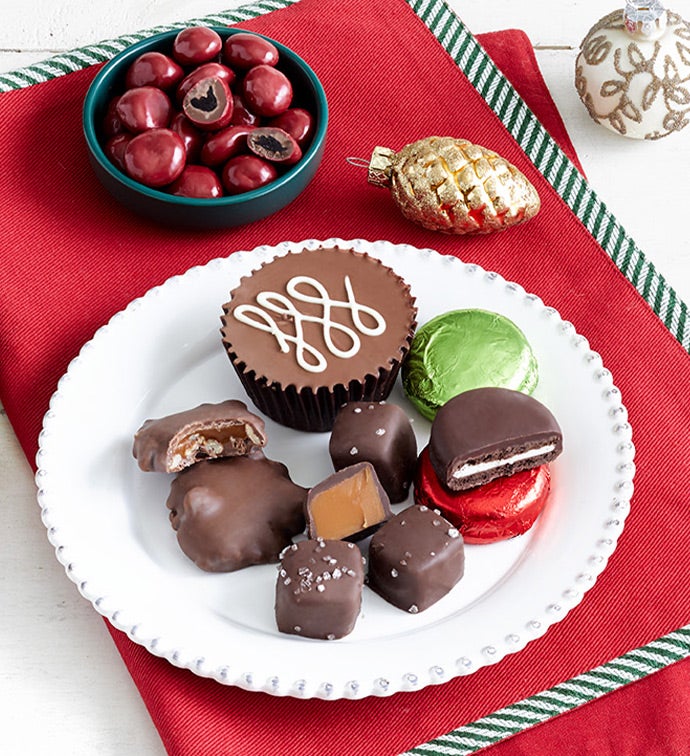 Simply Chocolate® Holiday Chocolate Confections Tin