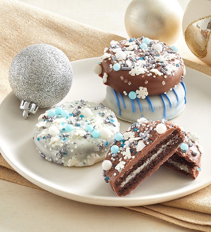 Snowflake Chocolate Covered OREO® Cookies