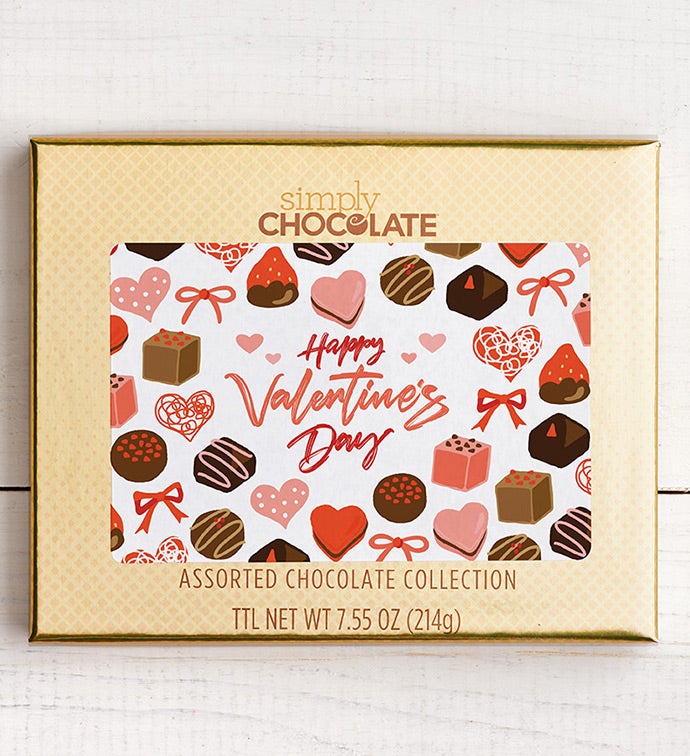 Valentines Hearts 18pc Chocolate Box