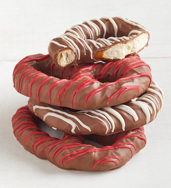 Valentine Chocolate Pretzel Twists 12ct