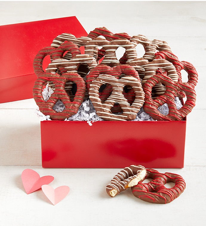 Valentine Chocolate Pretzel Twists 12ct